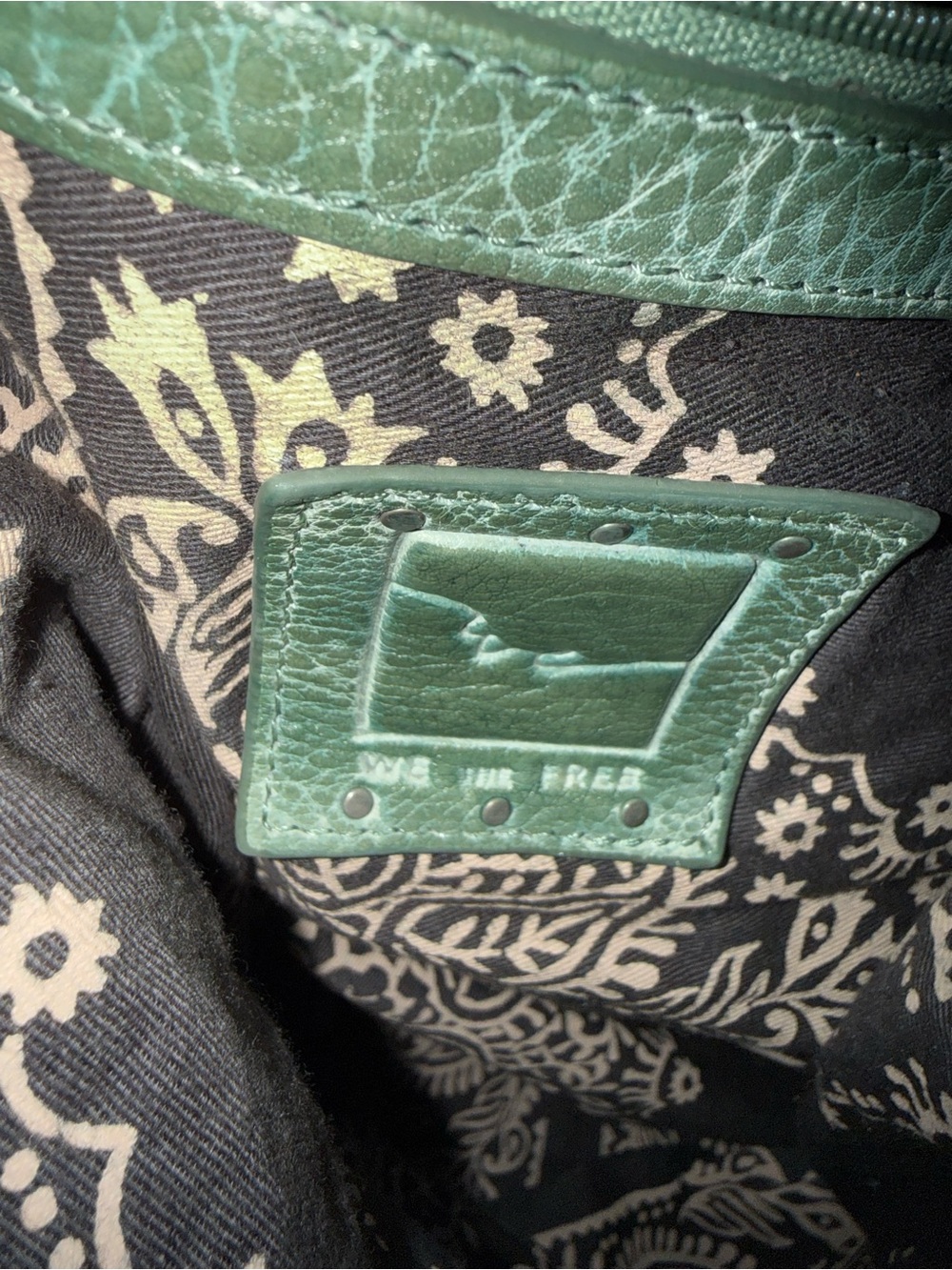 We the Free free people full size Emerson bag in secret sage read description - Picture 5 of 8